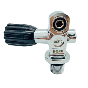 QSF-2 Cilindro de gas y aire Buceo Equipo de buceo Tanque DIN/Válvula de yugo